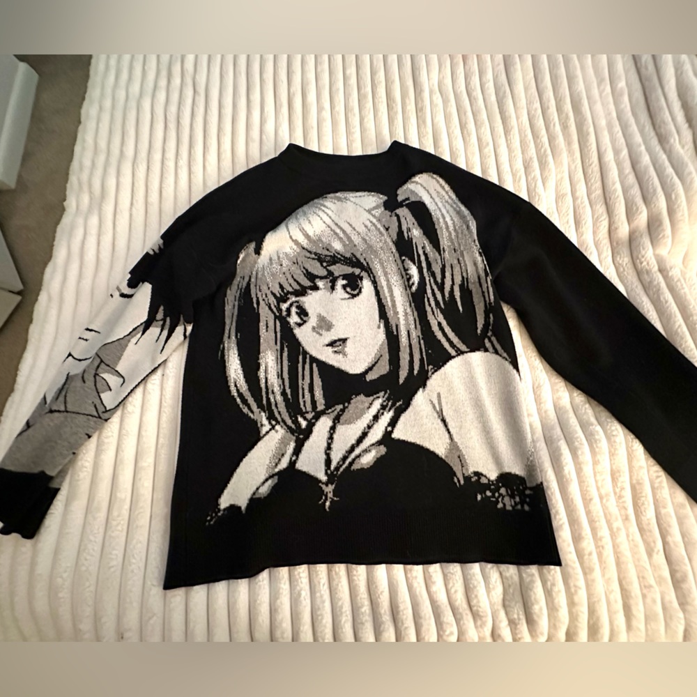 misa death note oversized sweater